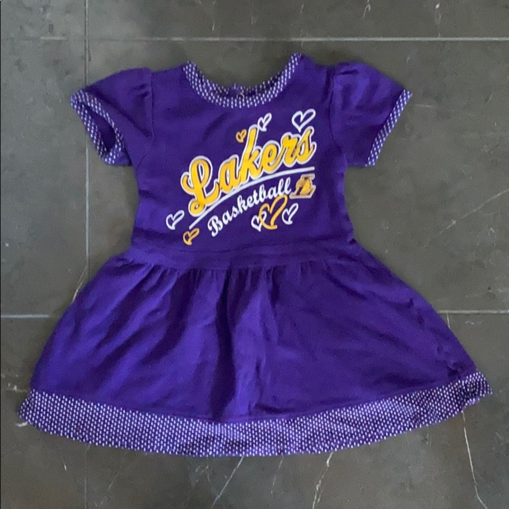 LA Lakers Purple NBA Dress 2T
